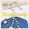 Nbeads Number 1~10 Wooden Beaded Knitting Row Counter Chains & Charms Locking Stitch Makers DIY-NB0010-23-4