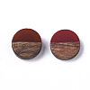 Resin & Wood Cabochons RESI-S358-70-H20-1