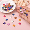 64Pcs 16 Style Alloy Enamel Charms ENAM-SZ0002-56-3