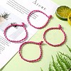Nylon Rattail Satin Cord Bracelet Making AJEW-JB00019-08-4