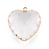 Transparent Glass Pendants KK-N283-01L-G-2