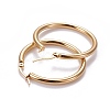 201 Stainless Steel Hoop Earrings LS-EJEW-F205-14G-A-2