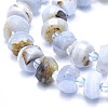 Natural Blue Lace Agate Beads Strands G-F715-032B-3
