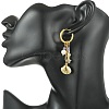 Star 304 Stainless Steel Hoop Earrings EJEW-JE07005-02-2