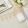 10 Yards Polyester Flower Embroidery Lace Trim OCOR-GF0004-88-3