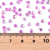 8/0 Inside Colours Transparent Glass Seed Beads SEED-T007-06J-4