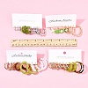 5 Sets 5 Colors Alloy Hoop Earring Sets EJEW-FS0001-23A-2