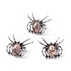 Natural Rhodonite Brooch G-A176-C16-1-1