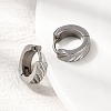 304 Stainless Steel Hoop Earrings EJEW-L302-03B-P-2
