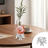 Butterfly Zinc Alloy Crystal Ball Display Bases AJEW-WH0796-07A-5