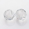 Faceted Round Glass Pendants GLAA-O008-G04-1