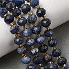 Natural Sodalite Beads Strands G-D105-B09-01-1