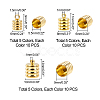 Brass Cord Ends KK-PH0004-51-5