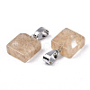 Watermelon Stone Glass Pendants G-T131-103-3