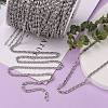 Tarnish Resistant 304 Stainless Steel Lumachina Chains CHS-R009-15-3