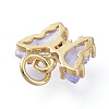 Brass Micro Pave Clear Cubic Zirconia Pendant ZIRC-P079-B01-16-2