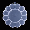 Flower Plastic Bead Storage Containers CON-Q023-21-1