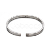 Tarnish Resistant 304 Stainless Steel Bangles BJEW-E277-42A-P-3