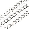 Tarnish Resistant 304 Stainless Steel Curb Chains CHS-S007-001-3