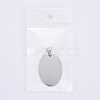 Tarnish Resistant 304 Stainless Steel Pendants STAS-I140-18S-8