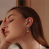 60Pcs Wood Stud Earrings Finding EJEW-FI0003-33C-7