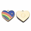 Alloy Enamel Pendants LS-ENAM-T011-108D-NR-3