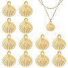 12Pcs Brass Charms KK-BC0014-63G-1