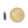 Natural Lapis Lazuli Pendants PALLOY-JF01570-04-2