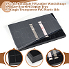 10 Grids Rectangle PU Leather Watch Straps Necklace Bracelet Display Tray ODIS-NB0001-38B-4
