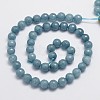 Natural Malaysia Jade Bead Strands X-G-A147-8mm-A01-2