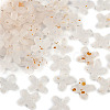 Metal Enlaced Acrylic Bead Caps LS-OACR-G044-01B-1