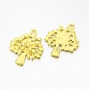Tibetan Style Alloy Pendants TIBEP-A13000-G-LF-1