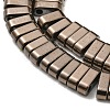 Electroplated Non-magnetic Synthetic Hematite Beads Strands G-C106-B02-09A-3