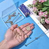 6Pcs 2 Colors 304 Stainless Steel Cable Chain Necklace for Men Women STAS-SC0020-88-3