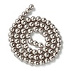 Eco-Friendly Dyed Glass Pearl Beads Strands HY-A008-6mm-RB017-2