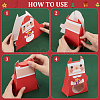 24Pcs 4 Styles Christmas Folding Gift Boxes CON-BC0007-09-4