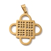 304 Stainless Steel Pendants STAS-U010-22G-1