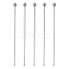 Tarnish Resistant 304 Stainless Steel Ball Head Pins STAS-K146-045-35x0.7mm-1