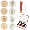 Sealing Wax Particles Kits for Retro Seal Stamp DIY-CP0004-08-1