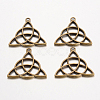 Tibetan Style Alloy Pendants TIBEP-19367-AB-NR-2
