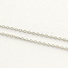 Tarnish Resistant 304 Stainless Steel Cable Chains CHS-Q001-15-1