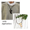 150Pcs 15 Style Wood Pendants WOOD-FW0001-04-7