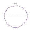 Glass Seed Beaded Necklace NJEW-JN04493-5