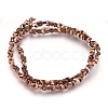 Electroplate Non-magnetic Synthetic Hematite Bead Strands G-I208-20-E-1