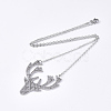 Non-Tarnish 201 Stainless Steel Pendant Necklaces LS-NJEW-T009-JN093-1-40-2