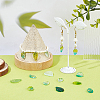 100Pcs 10 Style Transparent Glass Pendants GLAA-SC0001-65-5