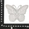 201 Stainless Steel Laser Cut Connector Charms STAS-Z116-04P-03-3