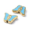 Ion Plating(IP) 304 Stainless Steel Enamel Beads STAS-Q318-09B-2