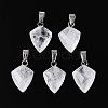 Natural Quartz Crystal Pendants G-N349-18P-08-1