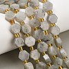 Natural White Labradorite Beads Strands G-F833-B10-01-1